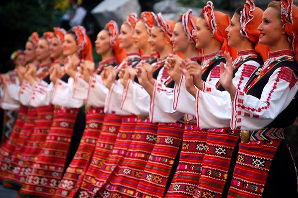 National bulgarian dance in Koprivshtitsa.